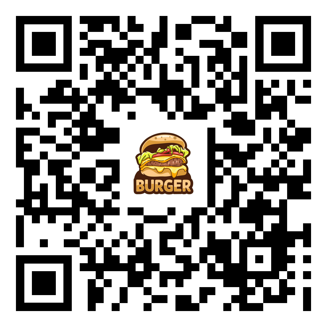 Ejemplo de menú en código QR